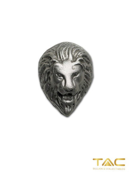 1 oz Hand Poured Silver Bullion - Ounce of Pride - Lion Head
