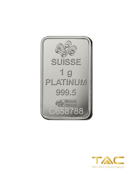 1 gram Platinum Bullion Minted - Lady Fortuna - PAMP Suisse