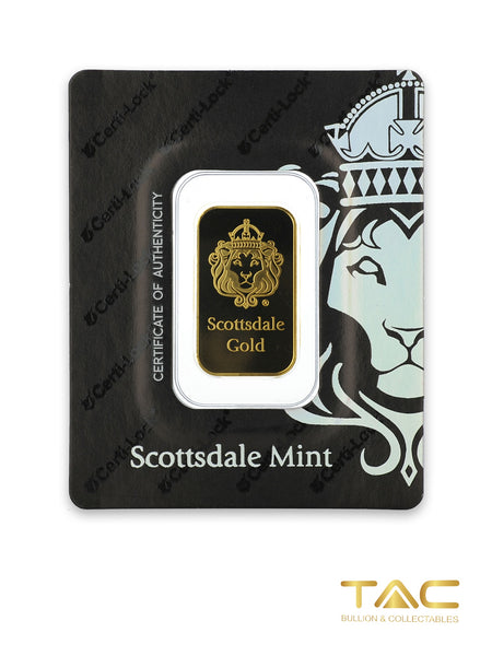 10 gram Gold Bullion Minted - Certi-Lock - Scottsdale Mint