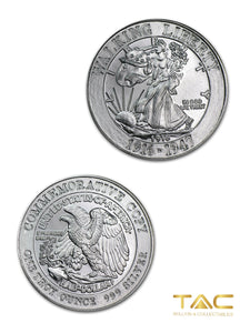 1 oz Silver Round - Walking Liberty (1916-1947)