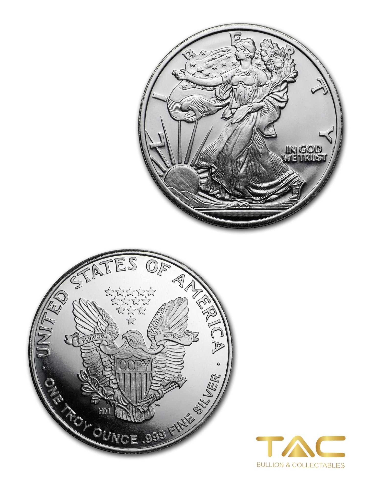 1 oz Silver Round - Walking Liberty - (Original Design)